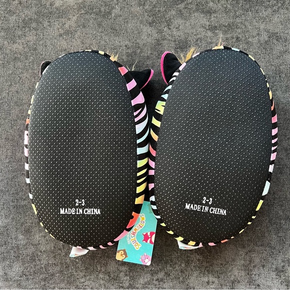 NWT Squishmallows Girls Plush Full-Body Step-In Slipper Size 2/3 - Picture 7 of 8